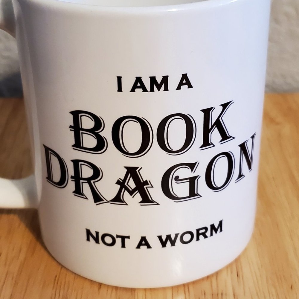 Book Dragon mug